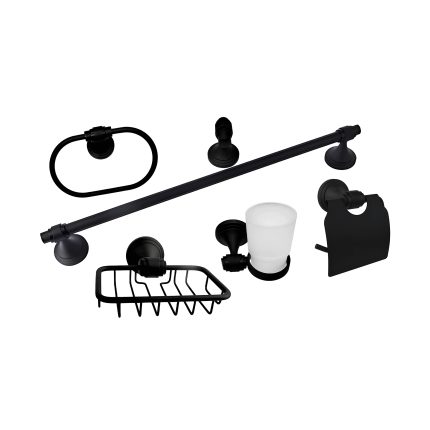 طقم اكسسوار حمام هيدرو اسود