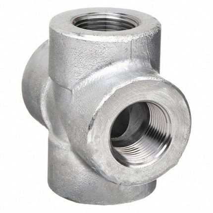 وصلة 4 اتجاهات, من الفولاذ المطروق, حجم الأنبوب 1 1/2 بوصة × 1 1/2 بوصة × 1 1/2 بوصة × 1 1/2 بوصة