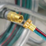 ⁦لي ماء توصيلة 1.5 متر 3/4 بوصة اخضر كريستال برؤوس⁩ - الصورة ⁦3⁩