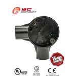 بحرة - علبة بلاستيك بمدخلين زاوية - 20 مم