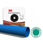 تصفية ثري إم - أنبوب انكماش حراري  FP-30 رفيع الجدار، بكرة 2 بوصة × 200 قدم، أزرق