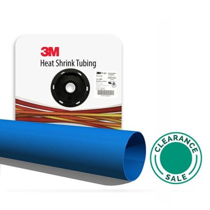 تصفية ثري إم - أنبوب انكماش حراري  FP-30 رفيع الجدار، بكرة 2 بوصة × 200 قدم، أزرق