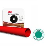 تصفية ثري إم - أنابيب الجدار قابلة للانكماش FP-301، بكرة 2 بوصة × 200 قدم، أحمر