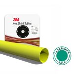 تصفية ثري إم - أنبوب انكماش حراري  FP-30 رفيع الجدار، بكرة 4 بوصة × 50 قدم، أصفر