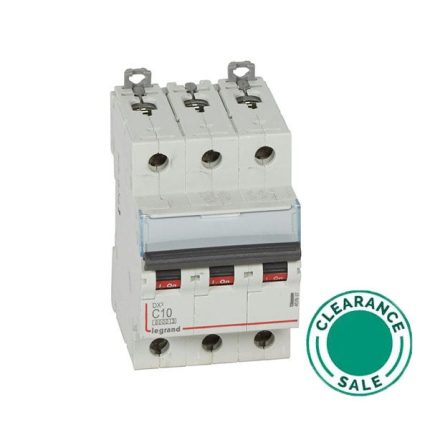 تصفية ليجراند - قاطع فرعي، DX³، 10000A، 3P، 20A، 16kA/400V، منحنى C