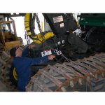 ⁦رافعة يدوية بسلسلة, سعة تحميل 1000 رطل, طول الرفع 5 أقدام, فتحة الخطاف 1 بوصة 4ZY93⁩ - الصورة ⁦2⁩