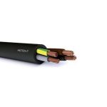 توب كيبل - كيبل مرن - مطاط - 4 خط - مقاس 10 مم - 450/750 فولت - أسود