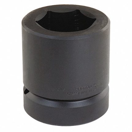 حبة سوكيت، حجم القاعدة 2 1/2 بوصة، مقاس الحبة 2 1/4 بوصة، 6 نقاط، عمق عادي، طبقة خارجية من الأكسيد الأسود