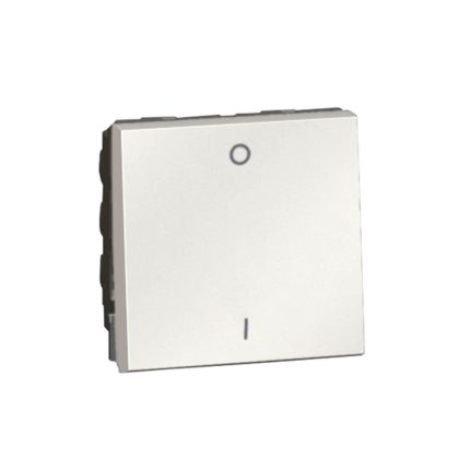 ليجراند - مفتاح مفرد مربع - 20 أمبير - 250 فولت - 2 خط - 2 موديول - أبيض