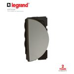 ليجراند - مفتاح يمين لمفتاح مزدوج أو ثلاثي دائري أرتيور - 20 أمبير - 250 فولت - خط واحد - 1 موديول - مغنيسيوم