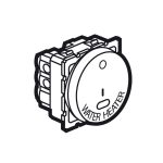 ليجراند - مفتاح سخان 20 أمبير - ثنائي القطب - مزود بلمبة بيان - خط واحد - 2 موديول - مغنيسيوم