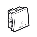 ليجراند - مفتاح رئيسي للتحكم بالإنارة - 20 أمبير - 250 فولت - 2 موديول - مغنيسيوم