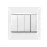 ليجراند - مفتاح رباعي - دركسون - 16 أمبير - 250 فولت - بلانكو إس - أبيض