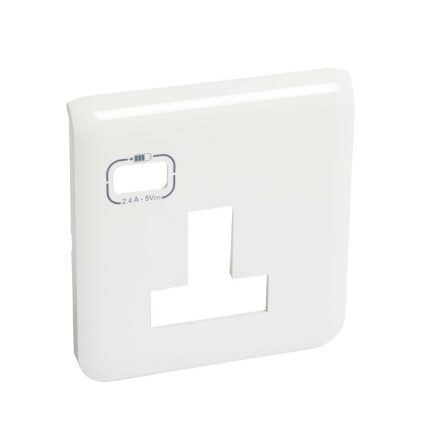 ليجراند - غطاء موزاييك - لفيش مع USB - أبيض