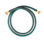 لي ماء توصيلة 1.5 متر 3/4 بوصة اخضر كريستال برؤوس