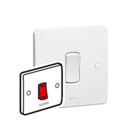 ليجراند - مفتاح مكيف 45 أمبير - 250 فولت - أبيض