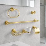 ⁦طقم اكسسوار حمام  هيدرو جولد⁩ - الصورة ⁦4⁩