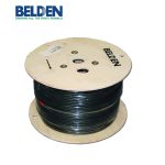 بلدن - كيبل كاميرا - 1 خط - مقاس 19AWG - لون أسود - 305 متر/اللفة - COAX RG58 CU/GAS INJF/HDPE/BSH/PE