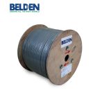 بلدن - كيبل شبكة - 8 خط - مقاس 23AWG - لون رمادي - 305 متر/اللفة - CAT-6 F/UTP SCU/PE/LSNH