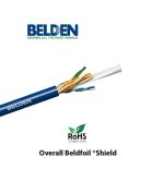 ⁦بلدن - كيبل شبكة - 8 خط - مقاس 23AWG - لون أزرق - 305 متر/اللفة - CAT 6 U/UTP SCU/UNSHLD/PE/PVC⁩ - الصورة ⁦3⁩