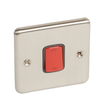 ليجراند - مفتاح مكيف سينرجي - 45 أمبير - Authentic - ستانليس ستيل - مع لمبة بيان