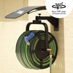 بكرة حديد مطورة دوران 360 درجة 16 ملم أسود