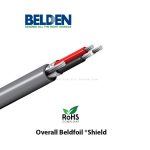 بلدن - كيبل تحكم - 3 خط - مقاس 18AWG - لون رمادي - 305 متر/اللفة - AUDIO INSTR TCU/PE/FS/PVC