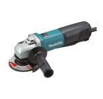 ماكينة زاوية 115مم (4-1/2بوصة)،زر امان مع مفتاح التشغيل، 1100 وات، 12000 دورة في الدقيقة، 2.4 كجم