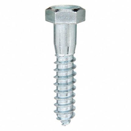 برغي سداسي مقاس المسمار 1/2 بوصة, فولاذ منخفض الكربون, مطلي بالزنك, خارجي, الطول 3 بوصة, PK50