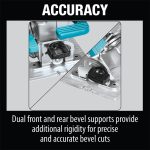 ⁦منشار خشب دائري ، قطر الشفرة 10 بوصة (260 مم) ، 2000 وات ، 4300 دورة في الدقيقة ، 6.9 كجم⁩ - الصورة ⁦6⁩