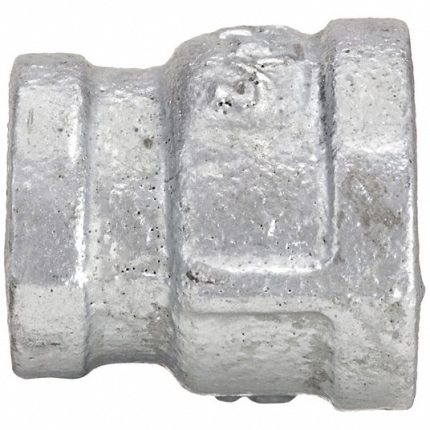 وصلة اقتران 1/4x1/8 بوصة, أنثي NPT x أنثي NPT, مجلفن, حديد مرن, الفئة 150