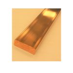 بحرة -  قضبان توصيل نحاسية مقاس 25x3 مم - طول 5.5 متر - زاوية مستديرة