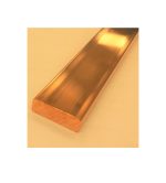 بحرة -  قضبان توصيل نحاسية مقاس 25x3 مم - طول 5.5 متر - زاوية مستديرة