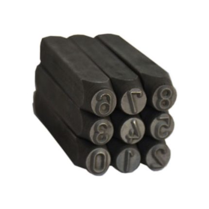 ختم أرقام, 8 مم (9 قطعة)