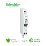 شنايدر - قاطع حماية من التسريب الأرضي - Acti9 iC60H, Earth Leakage, 1P + N, C Curve, 20A, 10mA, 240 V