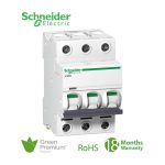 شنايدر - قاطع فرعي 3 خط - 40 أمبير - Acti9 iC60N, 3P, 40A, D Curve