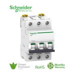 شنايدر - قاطع فرعي 3 خط - 16 أمبير - Acti9 iC60L, 3P, 16A, B Curve