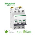 شنايدر - قاطع فرعي 3 خط - 40 أمبير - Acti9 iC60L, 3P, 40A, C Curve