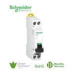 شنايدر - قاطع فرعي 2 خط - 16 أمبير - Acti9 iDPN, 1P + N, 16A, C Curve