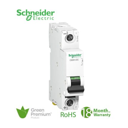 شنايدر - قاطع فرعي 1 خط - 5 أمبير - Acti9 C60H, 1P, 5A, C Curve