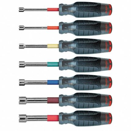 طقم مفكات صواميل, مصبوب, عدد القطع 7