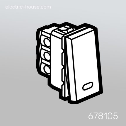 ليجراند - مفتاح 10 أمبير مع لمبة بيان