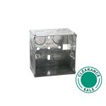 تصفية المنتجات الأخرى -صندوق، معدني، BS، 7x7، عمق 35 ملم