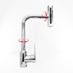 ⁦خلاط مطبخ متعدد الاتجاهات كروم⁩ - الصورة ⁦6⁩