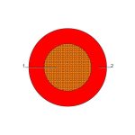 بحرة - سلك بناء نحاس، LS0H-XL، مقاس 4 مم ،H07Z-R، RM، أحمر،  450/750 فولت، BS EN 50525-3-41 (سابقًا BS 7211:1998)، 500 متر