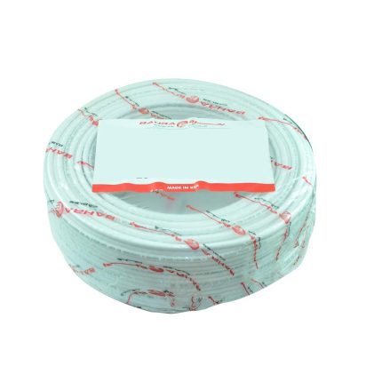 بحرة - سلك كهربائي نحاس - LS0H - المواصفات البريطانية - NYA - مقاس 2.5 مم - أبيض - 450/750 فولت - 91.44 متر