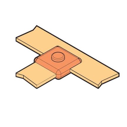 بحرة - موصل "T" للقالب - 40x6 مم - شريط تأريض الى شريط تأريض