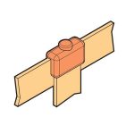 بحرة - موصل "T" للقالب - 25x3 مم - شريط تأريض الى شريط تأريض