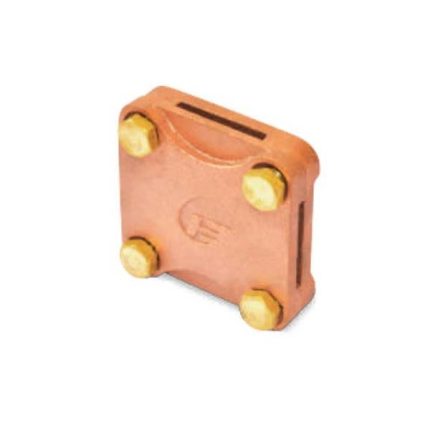 بحرة - مشبك شريط تأريض مربع ، 25 × 6 مم