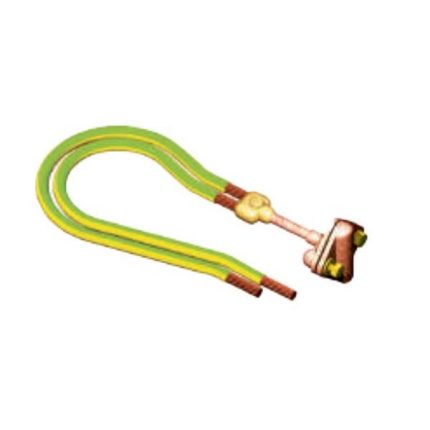 بحرة - نقطة أرضية 2 فتحة مع ذيل مزدوج ملحوم مسبقا 2 × 500 مم